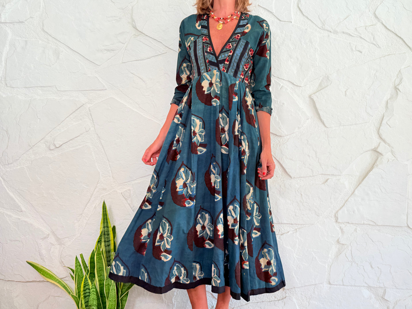 TOSCANA KLEID - KOBALT