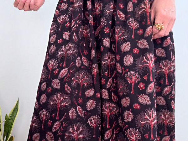 INDIGO SKIRT - BROWN