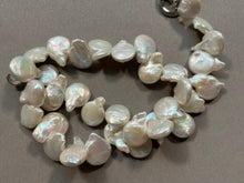 Load image into Gallery viewer, SMALL FLAT PEARL NECKLACE
