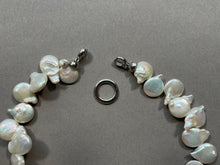 Load image into Gallery viewer, SMALL FLAT PEARL NECKLACE
