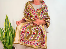 Load image into Gallery viewer, EMBROIDERY SILK SCARF 5
