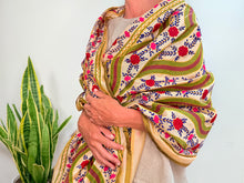 Load image into Gallery viewer, EMBROIDERY SILK SCARF 5
