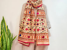 Cargar imagen en el visor de la galería, EMBROIDERY SILK SCARF 9
