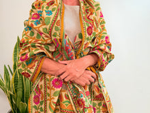 Load image into Gallery viewer, EMBROIDERY SILK SCARF 13
