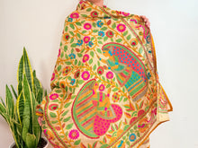 Load image into Gallery viewer, EMBROIDERY SILK SCARF 13
