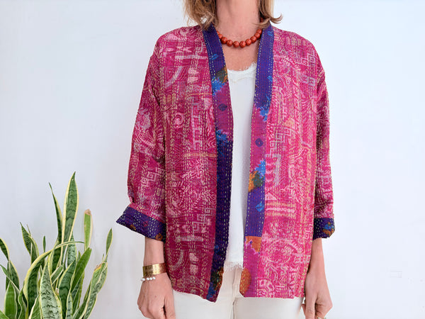 SHORT KIMONO SILK 12