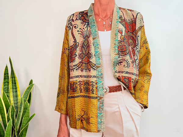 SHORT KIMONO SILK 12