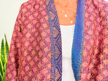 Load image into Gallery viewer, SHORT KIMONO SILK 17
