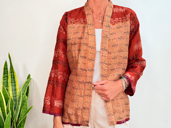 SHORT KIMONO SILK 18