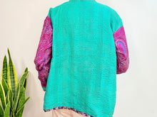 Load image into Gallery viewer, SHORT KIMONO SILK 26
