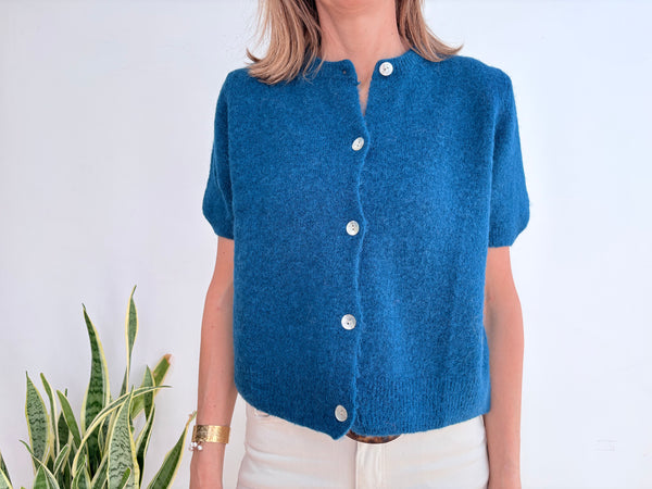 INGRID ALPACA MANGA CORTA - COBALT