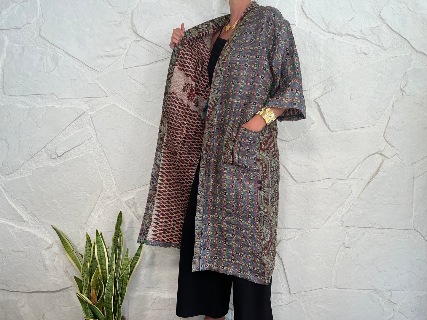 LONG KIMONO SILK 16