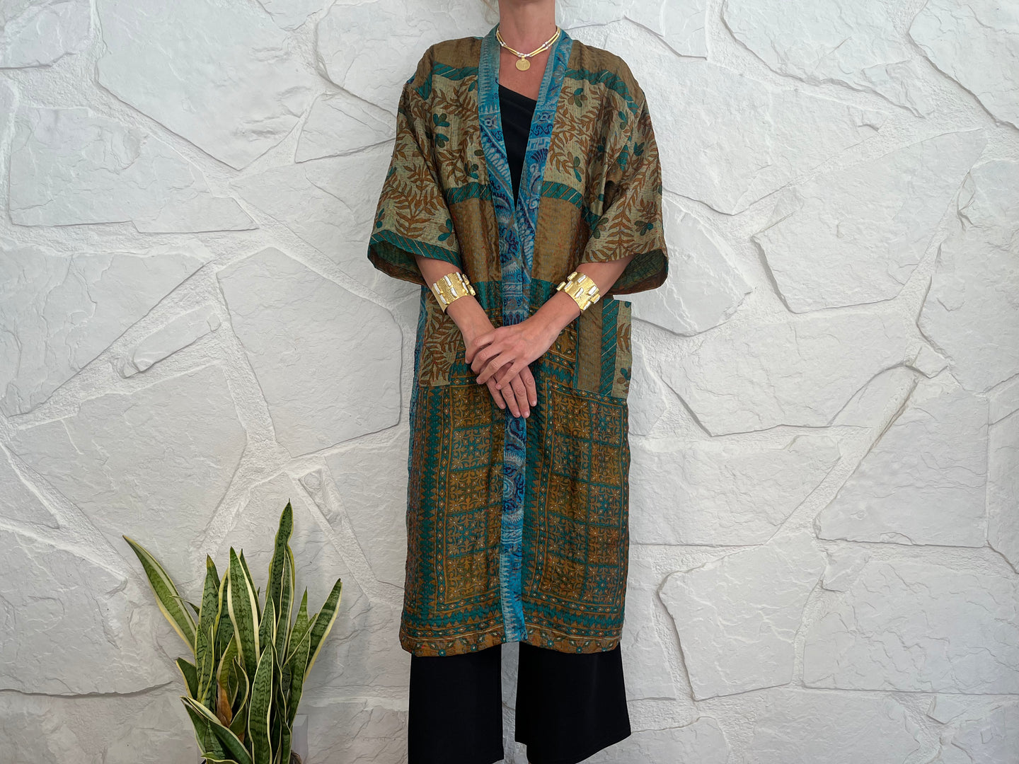 LONG KIMONO SILK 23