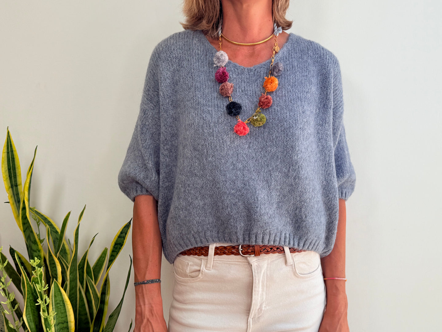 MARGOT ALPACA JUMPER - GREY
