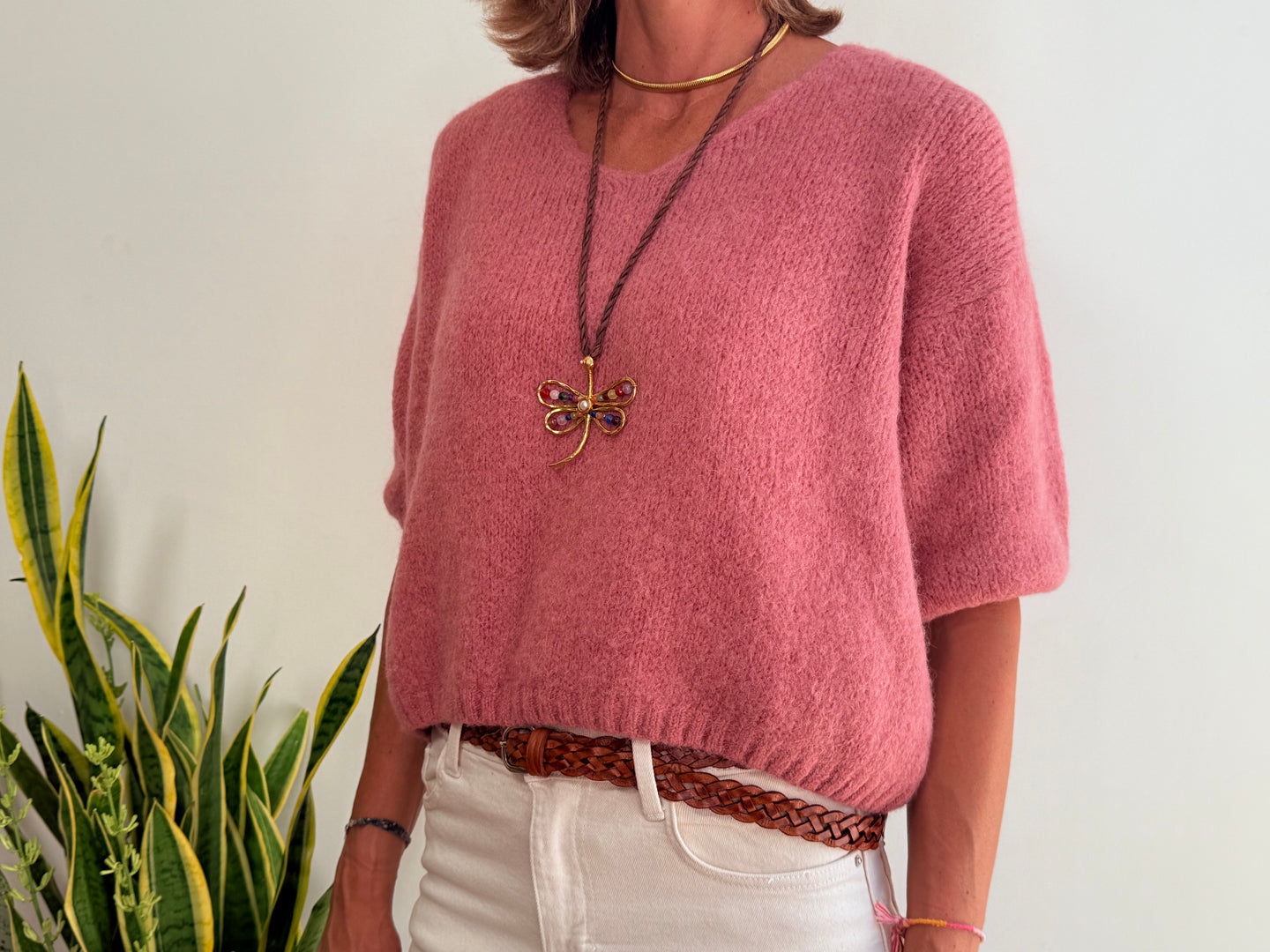 MARGOT ALPACA JUMPER - PINK