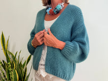 Lade das Bild in den Galerie-Viewer, LU MOHAIR BOLERO - TURQUOISE
