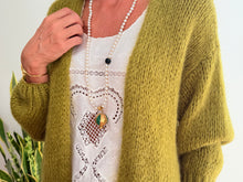 Lade das Bild in den Galerie-Viewer, LU MOHAIR BOLERO - PISTACHO
