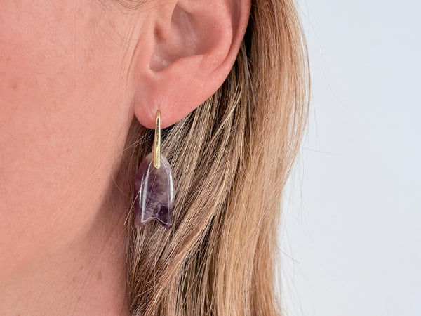 PEZ EARRING - PURPLE