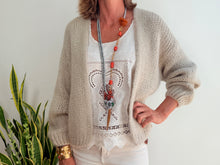 Lade das Bild in den Galerie-Viewer, LU MOHAIR BOLERO - BEIGE
