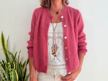Lade das Bild in den Galerie-Viewer, CAROLINE MOHAIR CARDIGAN - PINK
