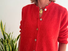 Lade das Bild in den Galerie-Viewer, CAROLINE MOHAIR CARDIGAN - ORANGE
