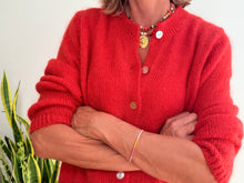 Lade das Bild in den Galerie-Viewer, CAROLINE MOHAIR CARDIGAN - ORANGE
