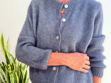 Lade das Bild in den Galerie-Viewer, CAROLINE MOHAIR CARDIGAN - GREY
