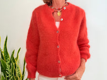 Load image into Gallery viewer, ANAÏS MOHAIR CARDIGAN - ORANGE
