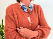 Cargar imagen en el visor de la galería, ANAÏS MOHAIR CARDIGAN - BROWN
