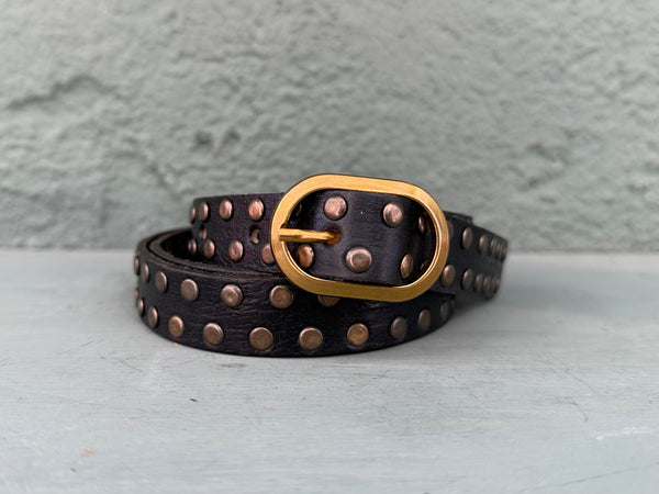 MINI TACHAS BELT - BLACK