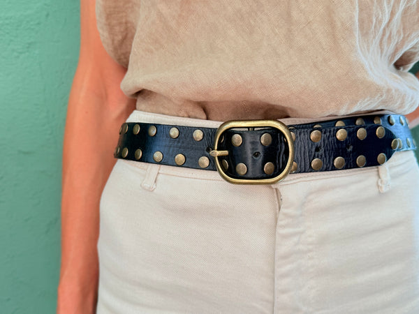 MINI TACHAS BELT - BLACK