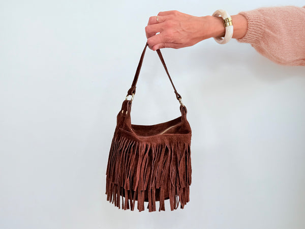 FRINGE BAG - CAMEL