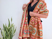 Load image into Gallery viewer, EMBROIDERY SILK SCARF 3
