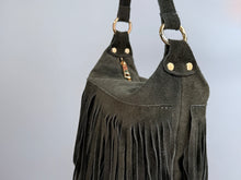 Cargar imagen en el visor de la galería, FRINGE BAG - GREEN
