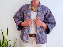 Cargar imagen en el visor de la galería, MINI BLOCK PRINT JACKET - PURPLE
