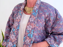 Cargar imagen en el visor de la galería, MINI BLOCK PRINT JACKET - PURPLE
