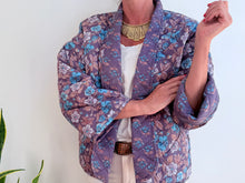 Cargar imagen en el visor de la galería, MINI BLOCK PRINT JACKET - PURPLE
