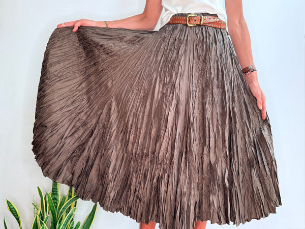 CAROLINA SKIRT - BROWN