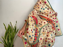 Load image into Gallery viewer, EMBROIDERY SILK SCARF 15
