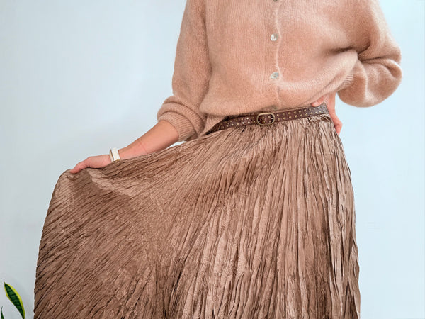 CAROLINA SKIRT - OCRE