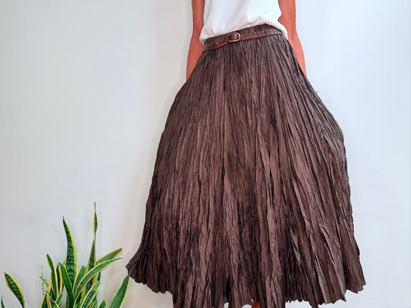 CAROLINA SKIRT - CHOCOLATE