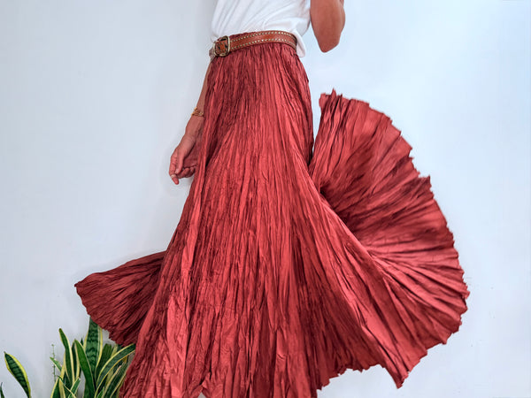 CAROLINA SKIRT - ARCILLA
