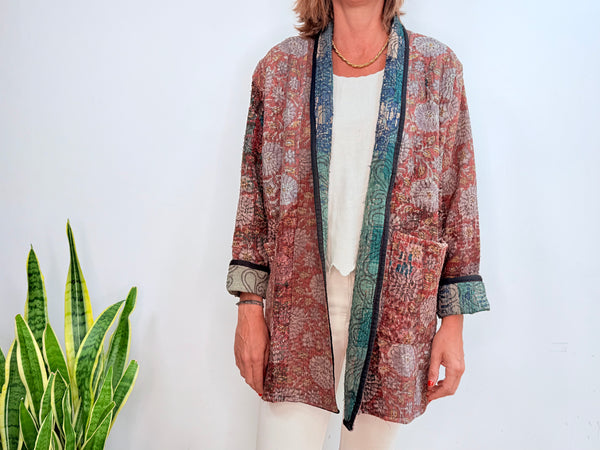 REVERSIBLE CRETONA COAT 11