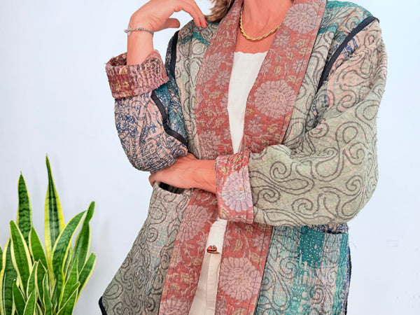 REVERSIBLE CRETONA COAT 11