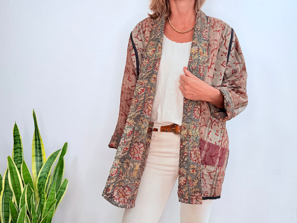 REVERSIBLE CRETONA COAT 12