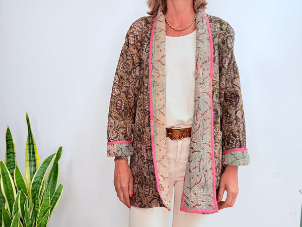 REVERSIBLE CRETONA COAT 14