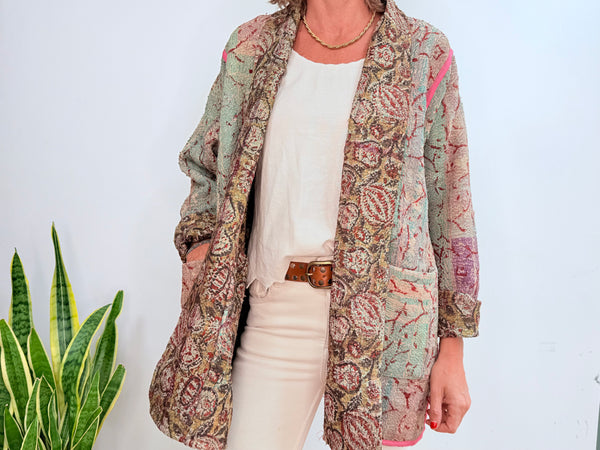 REVERSIBLE CRETONA COAT 14