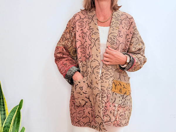 REVERSIBLE CRETONA COAT 15