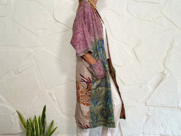 LONG KIMONO SILK 45