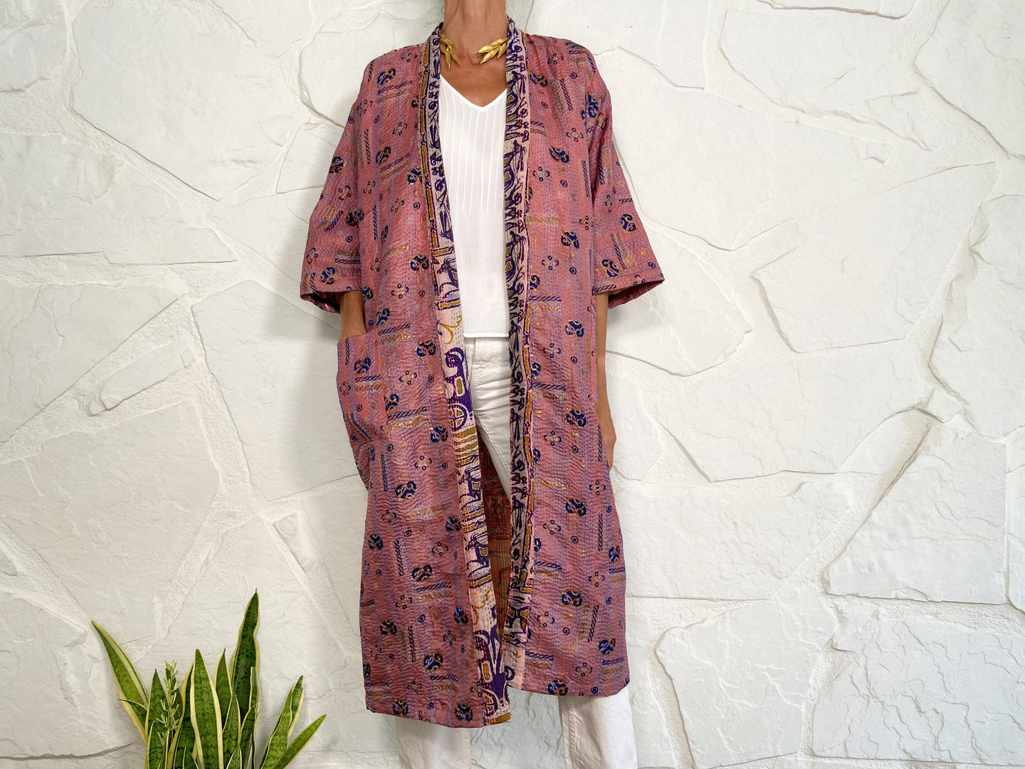 LONG KIMONO SILK 56